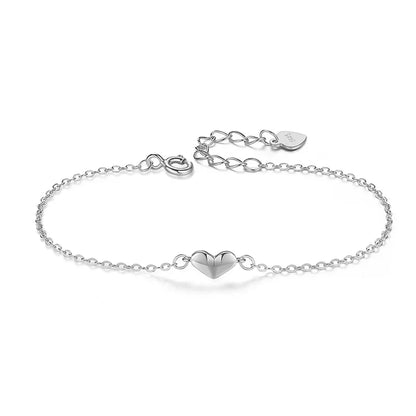 Pulsera Fina con Corazón
