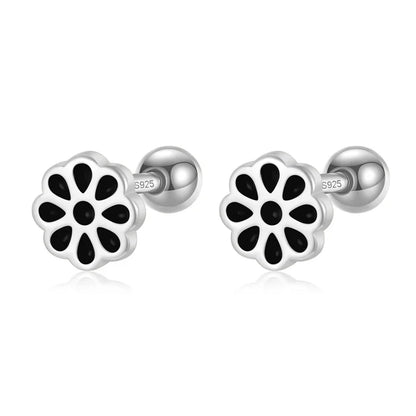 Aretes Rectángulo, Flor o Estrella de Color