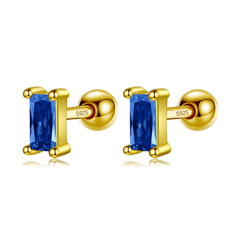 Aretes Rectángulo, Flor o Estrella de Color