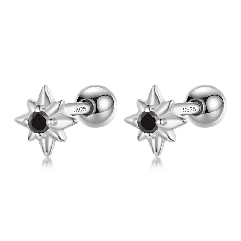 Aretes Rectángulo, Flor o Estrella de Color