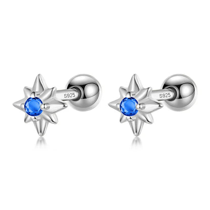 Aretes Rectángulo, Flor o Estrella de Color