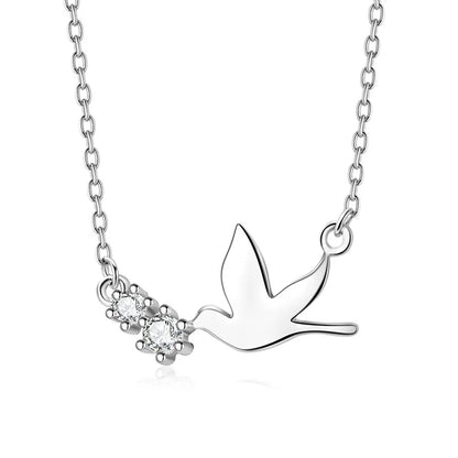 Collar Paloma con Zirconias