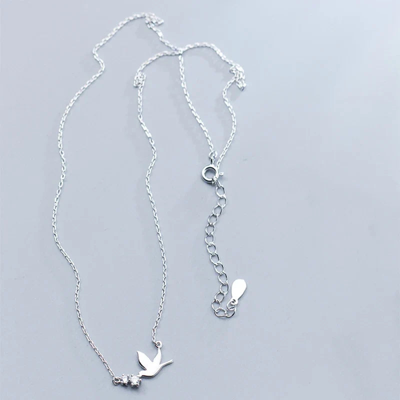 Collar Paloma con Zirconias