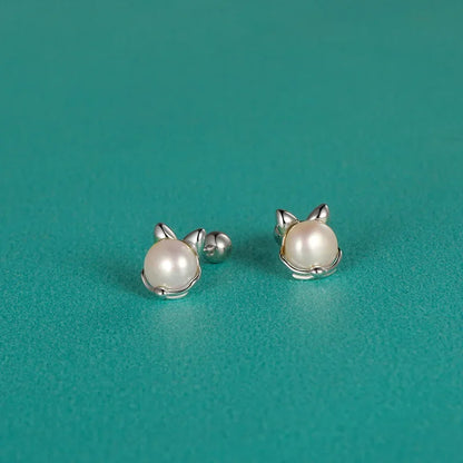 Aretes Conejito o Gatito Esmaltados