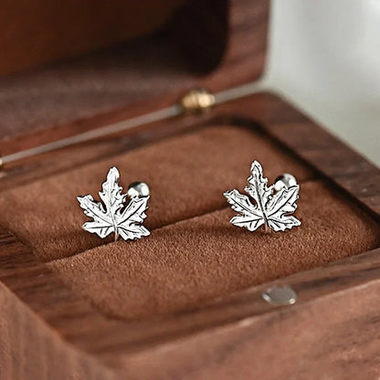 Aretes Hojas Minimalistas