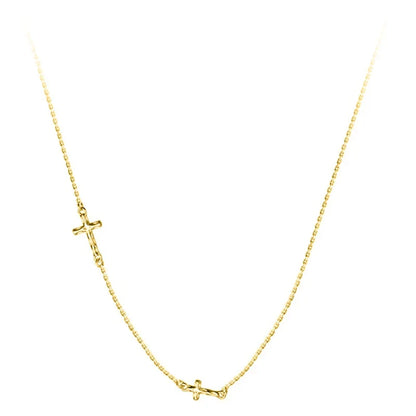 Collar con Dije de Cruz