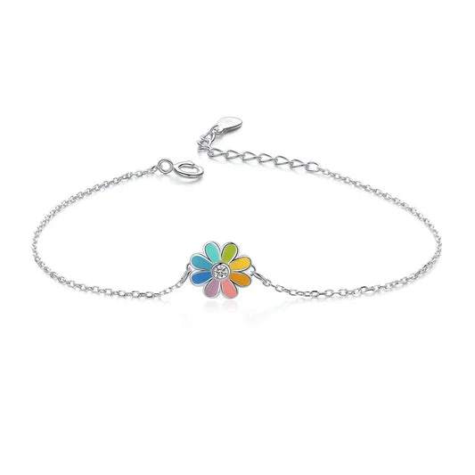 Aretes, Anillo, Pulsera o Collar Flor de Colores