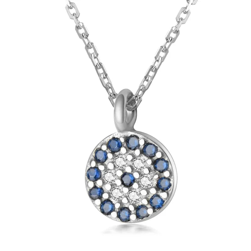 Aretes Ojo Azul con Zirconias