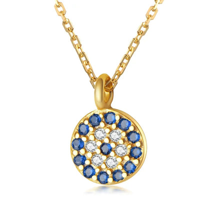 Aretes Ojo Azul con Zirconias