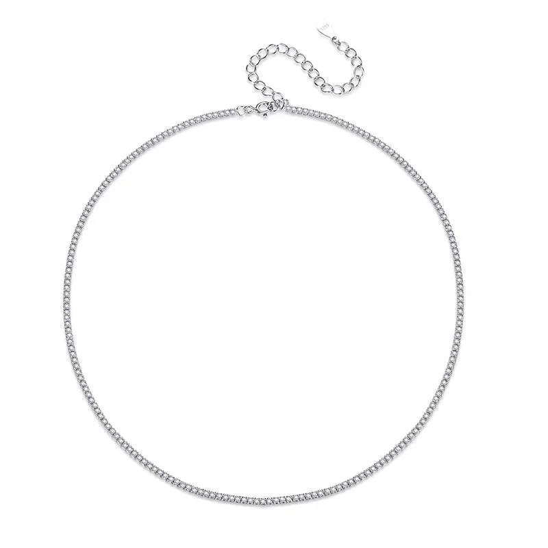 Collar Choker con Zirconias Deslumbrantes