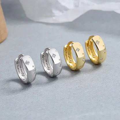 Arracadas Estrellas con Zirconias