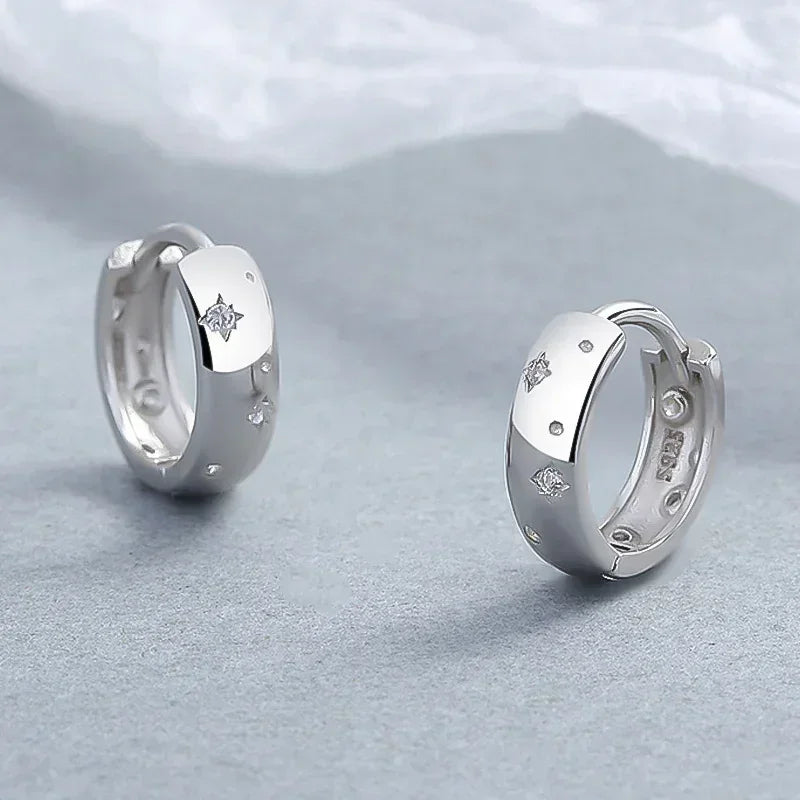 Arracadas Estrellas con Zirconias