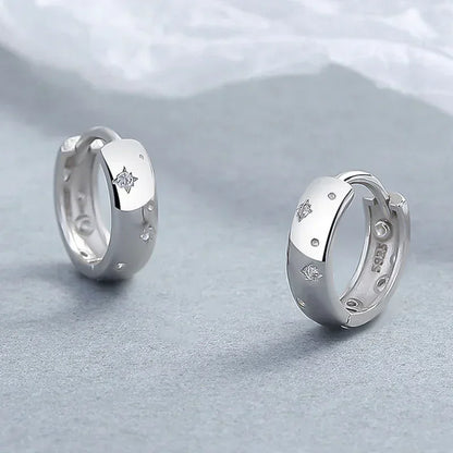 Arracadas Estrellas con Zirconias