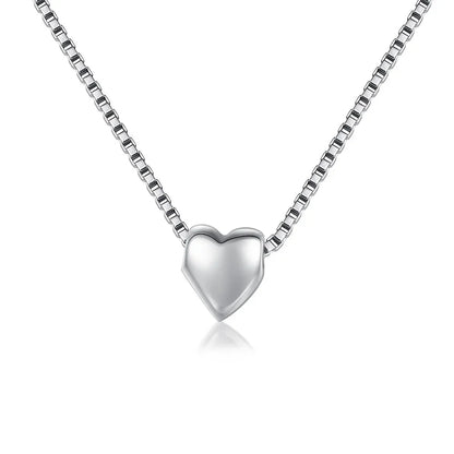 Collar con Dije de Corazón Romántico