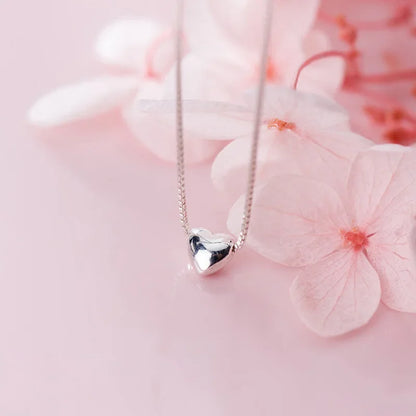 Collar con Dije de Corazón Romántico