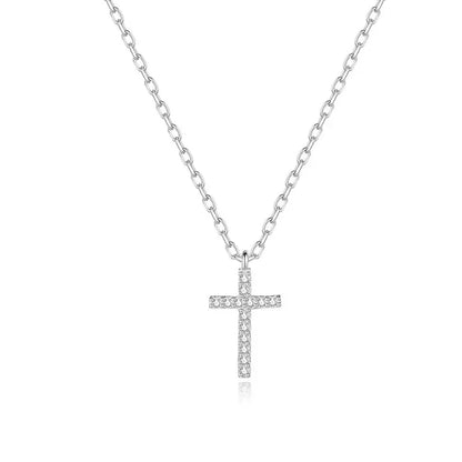 Collar Cruz con Zirconias