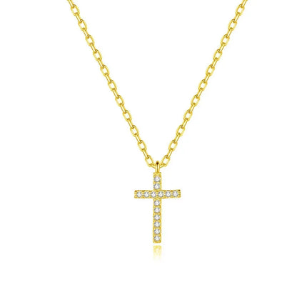 Collar Cruz con Zirconias