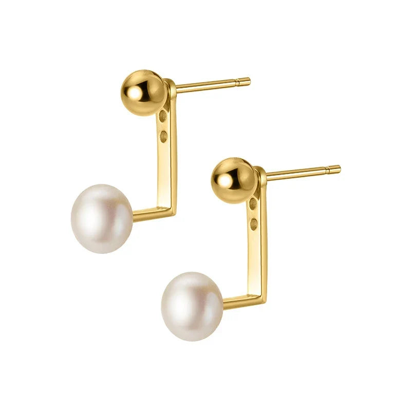 Aretes de Perla de Agua Dulce