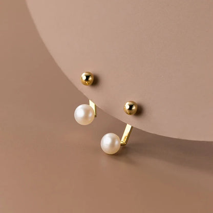 Aretes de Perla de Agua Dulce