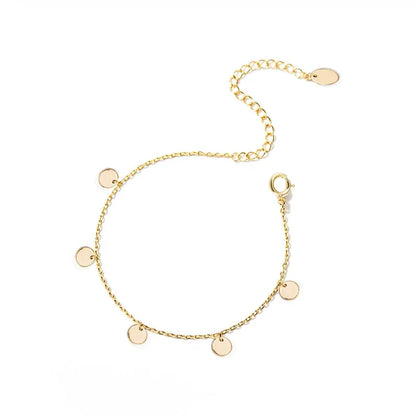 Tobillera con Discos Colgantes