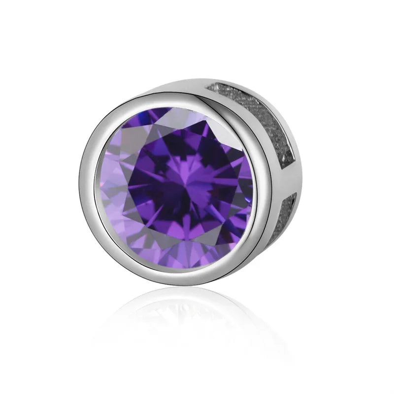 Dije Redondo Blanco, Verde o Morado