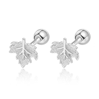 Aretes Hojas de Ginkgo y Maple