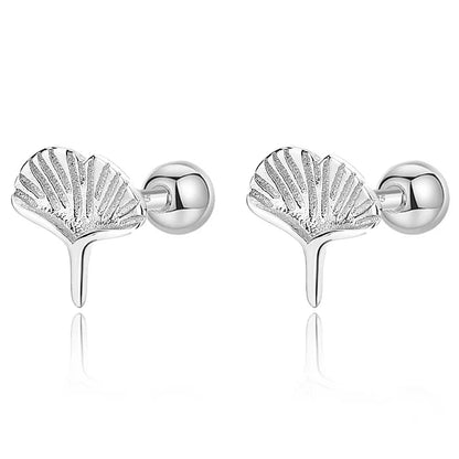 Aretes Hojas de Ginkgo y Maple
