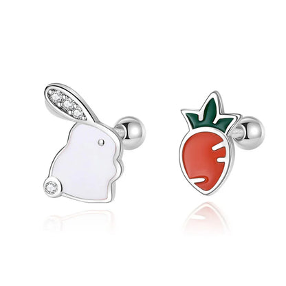 Aretes Conejito con Rábano