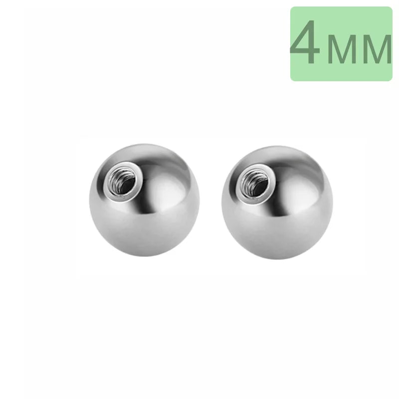 Aretes Bolita de Rosca
