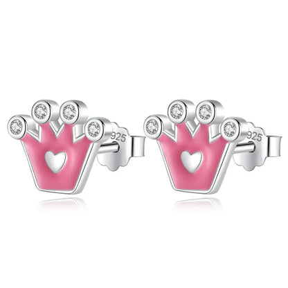 Aretes Patines Esmaltados