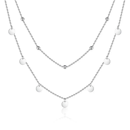 Collar Choker Doble de Discos