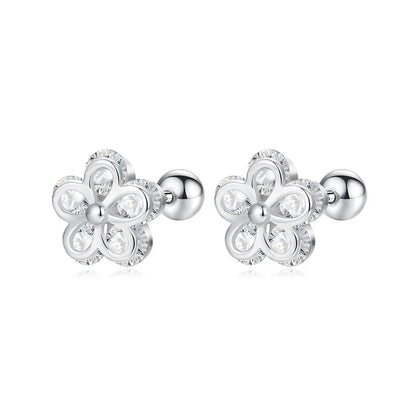 Aretes Florecita con Zirconias