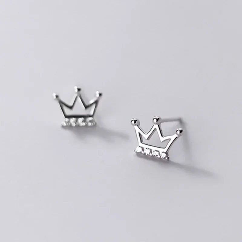 Aretes Corona con Zirconias
