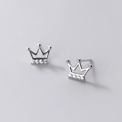 Aretes Corona con Zirconias