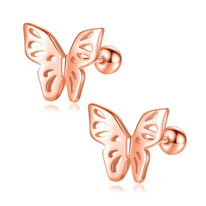Aretes Mariposa en Cinco Estilos