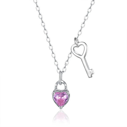 Collar Candado y Llave del Amor