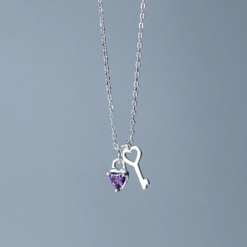 Collar Candado y Llave del Amor