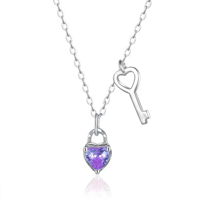 Collar Candado y Llave del Amor