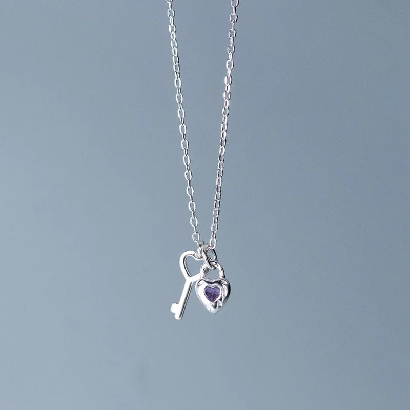 Collar Candado y Llave del Amor