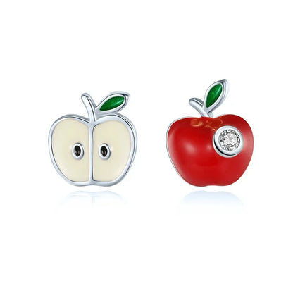 Aretes Asimétricos Manzana