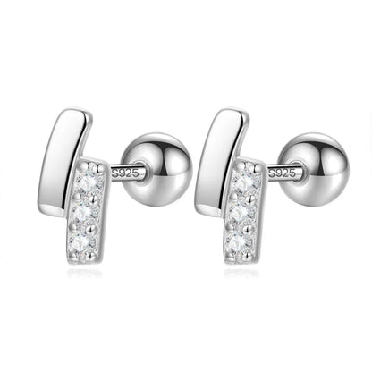 Aretes Sencillos con Zirconia