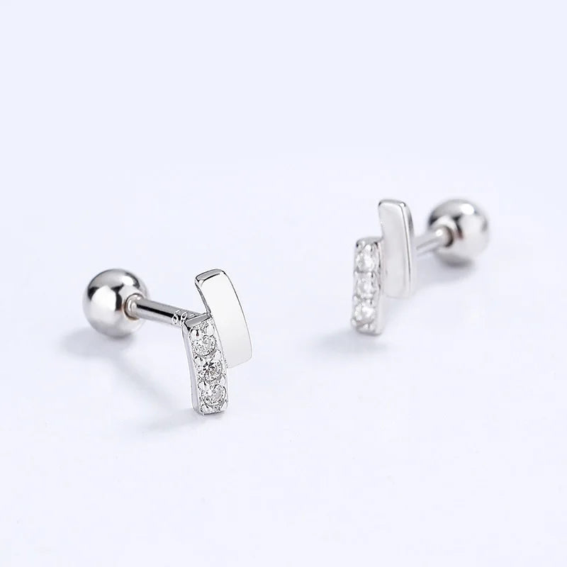 Aretes Sencillos con Zirconia
