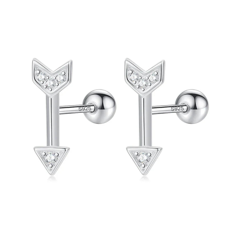 Aretes Flecha de Rosca