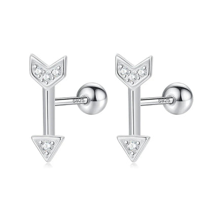 Aretes Flecha de Rosca