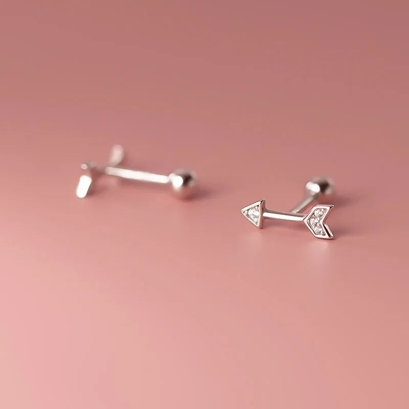 Aretes Flecha de Rosca