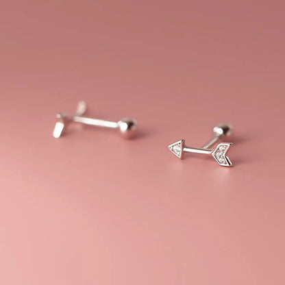 Aretes Flecha de Rosca