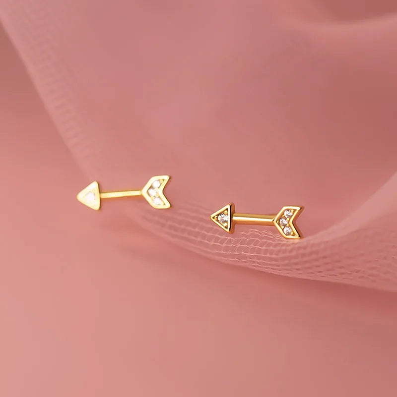Aretes Flecha de Rosca