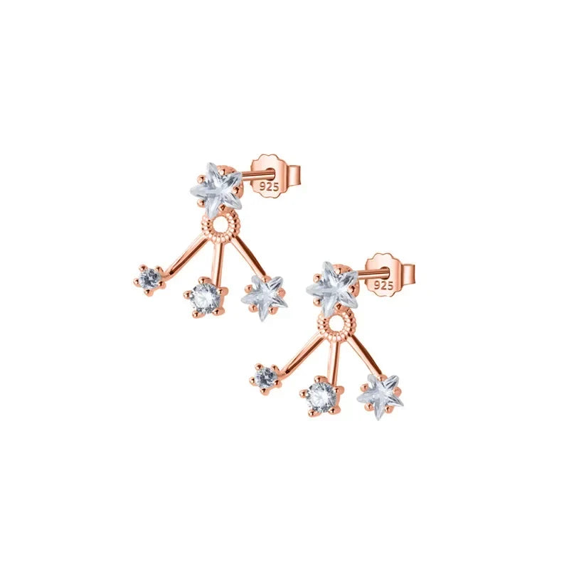 Aretes Asimétricos con Zirconias