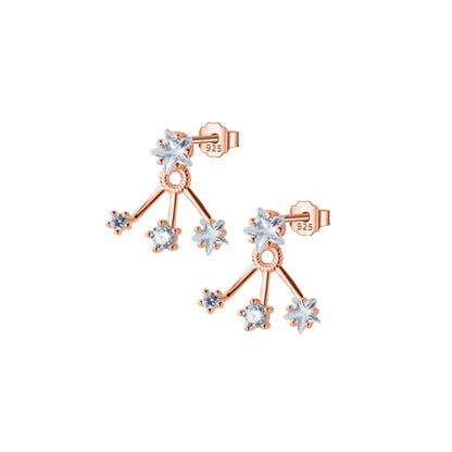 Aretes Asimétricos con Zirconias