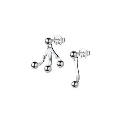 Aretes Asimétricos con Zirconias